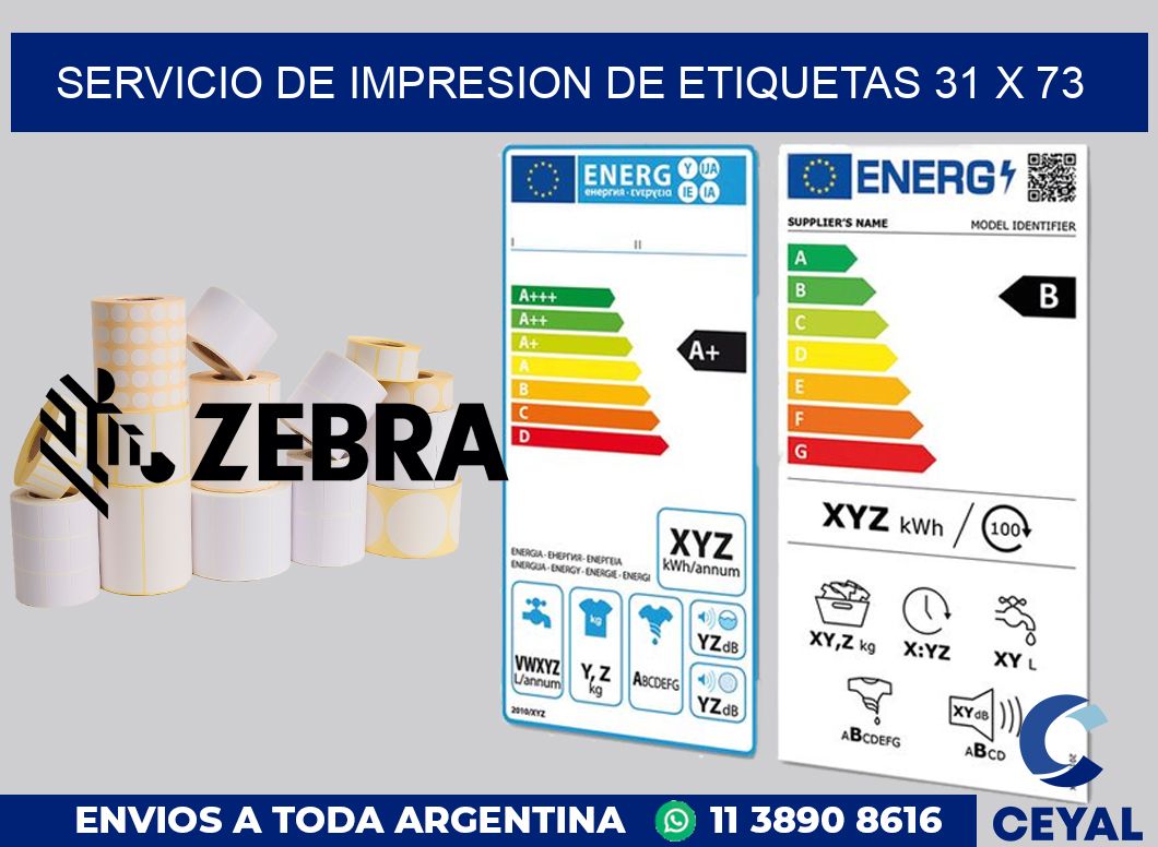servicio de impresion de etiquetas 31 x 73