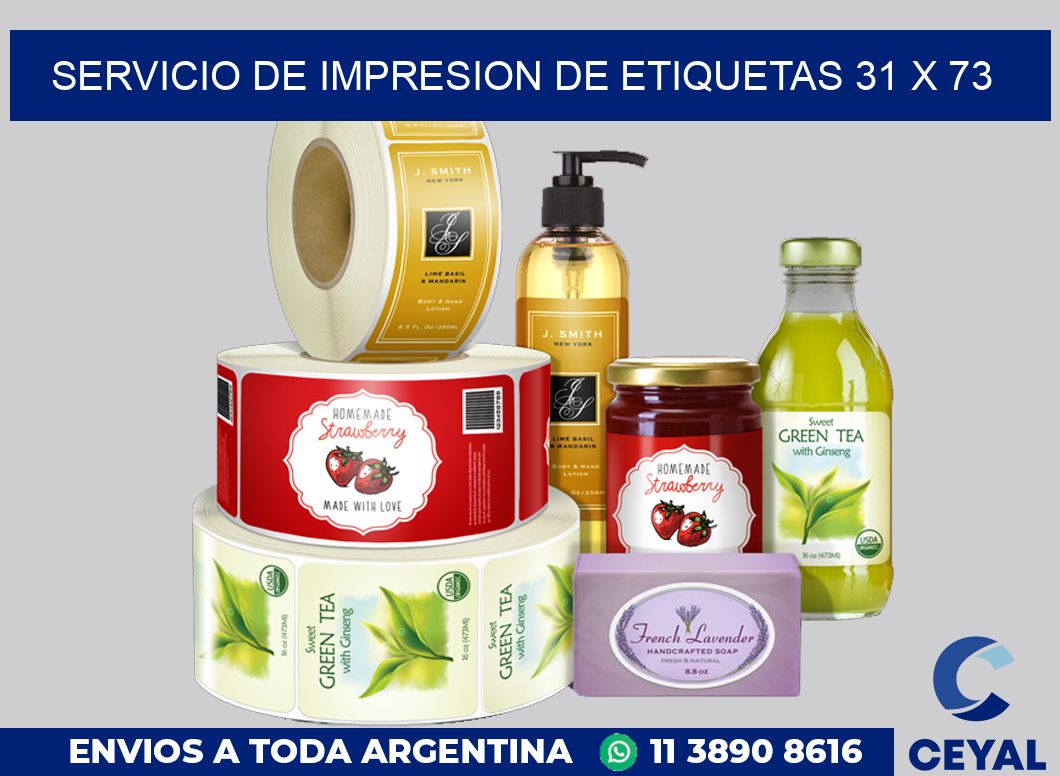 servicio de impresion de etiquetas 31 x 73