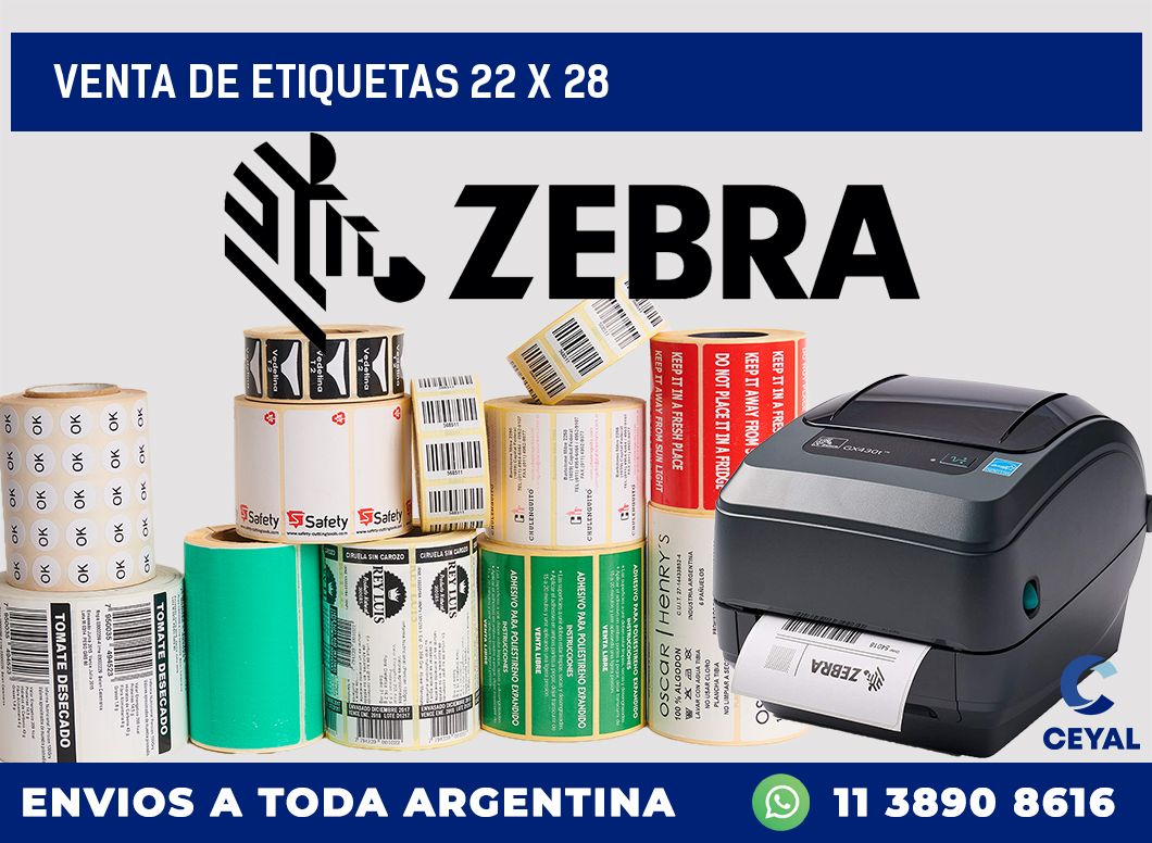 venta de etiquetas 22 x 28