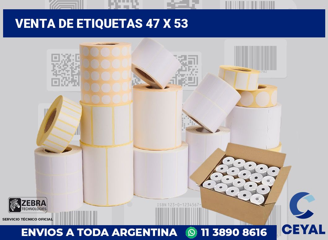 venta de etiquetas 47 x 53