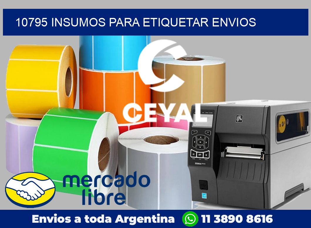 10795 Insumos para etiquetar envios