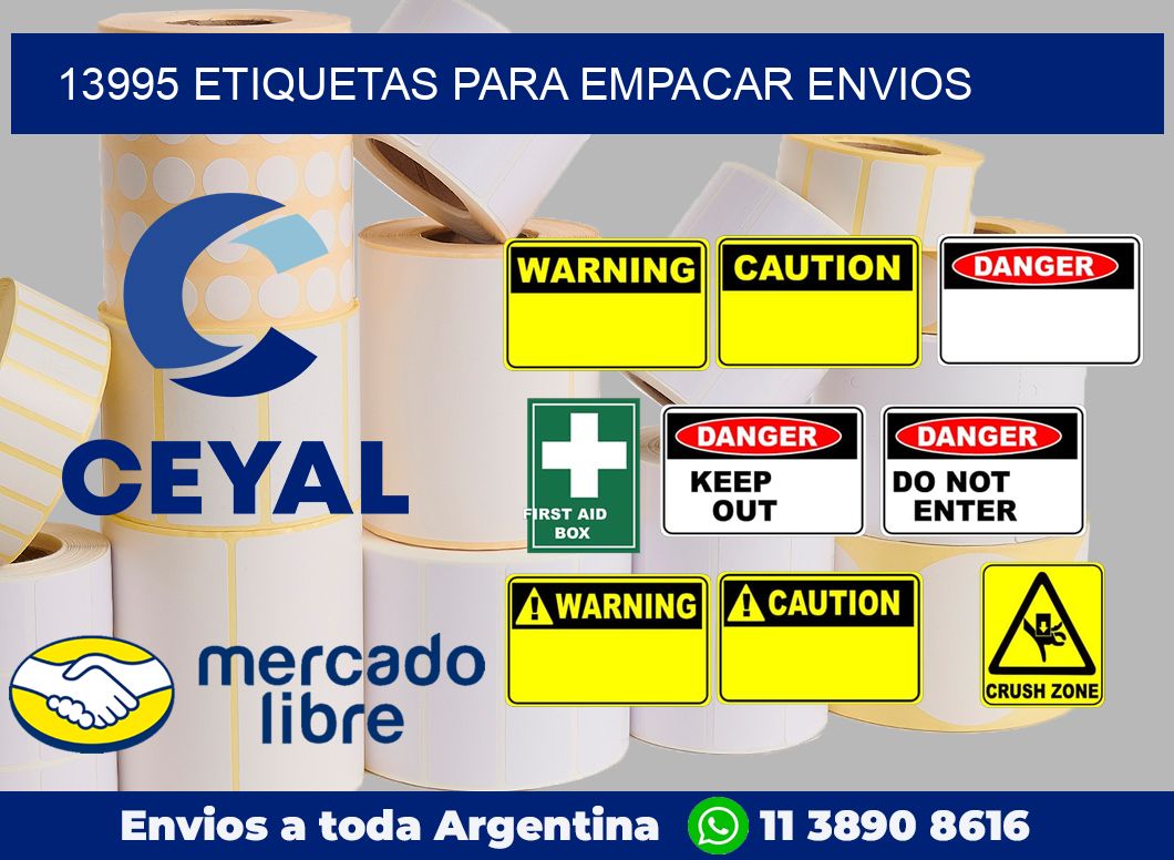 13995 Etiquetas para empacar envios