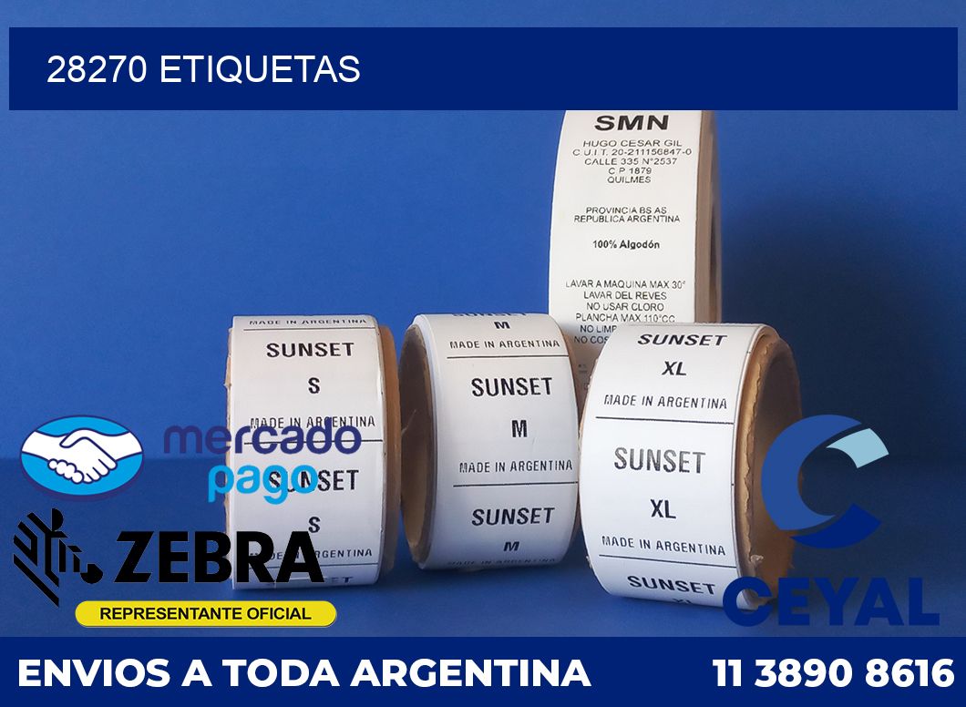 28270 etiquetas