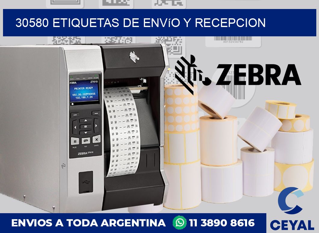 30580 Etiquetas de envío y recepcion