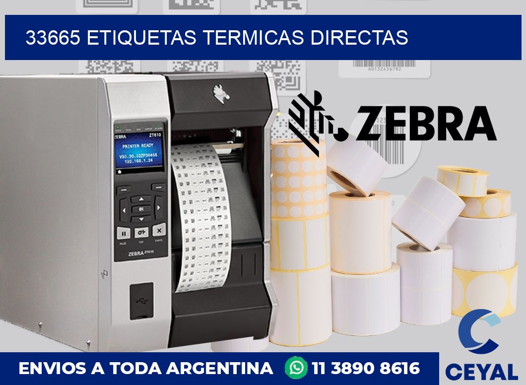 33665 Etiquetas termicas directas