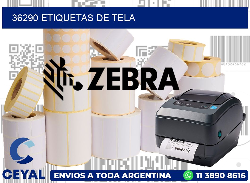 36290 Etiquetas de tela