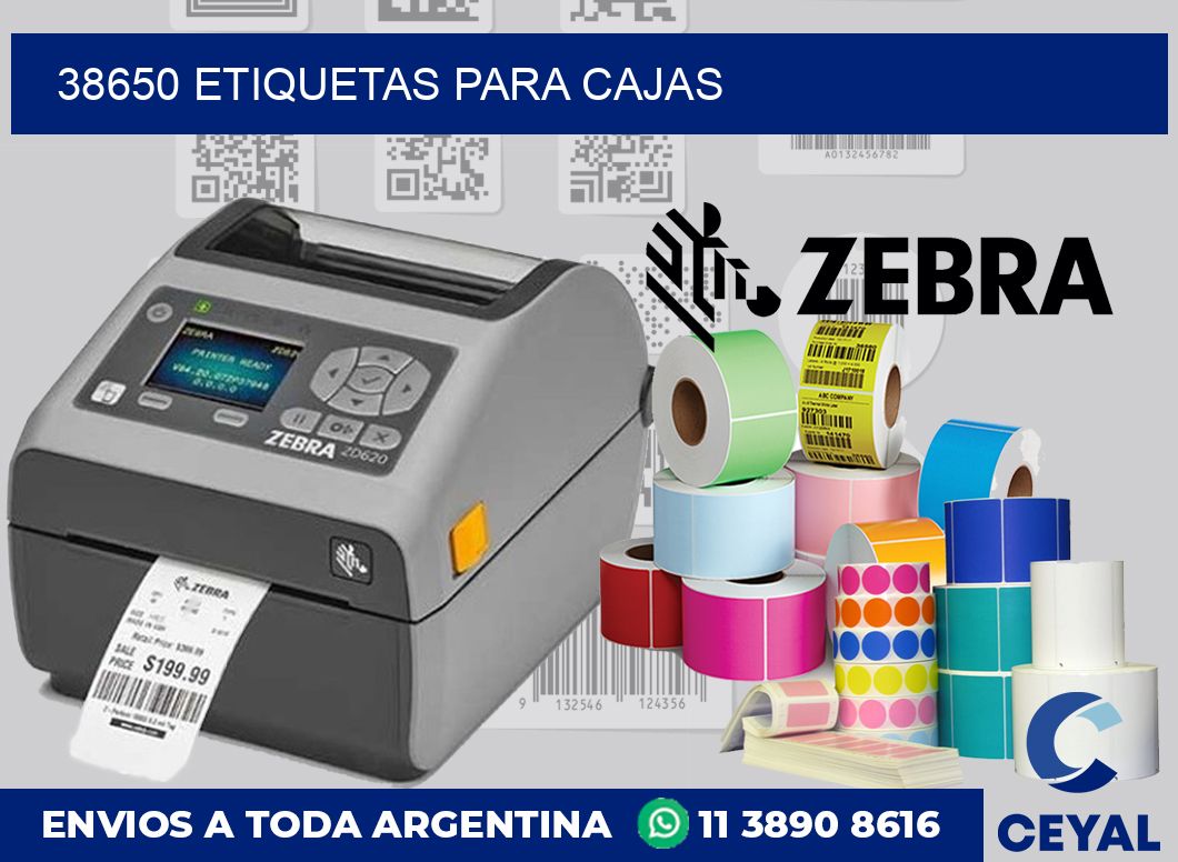 38650 etiquetas para cajas