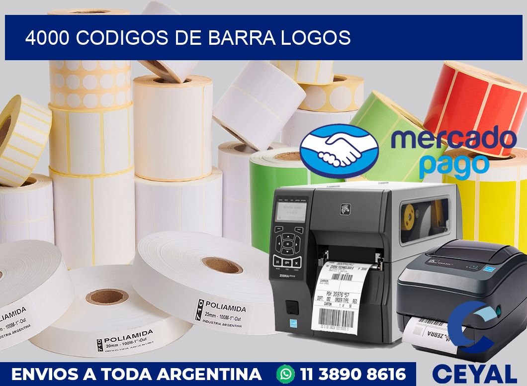 4000 Codigos de barra logos
