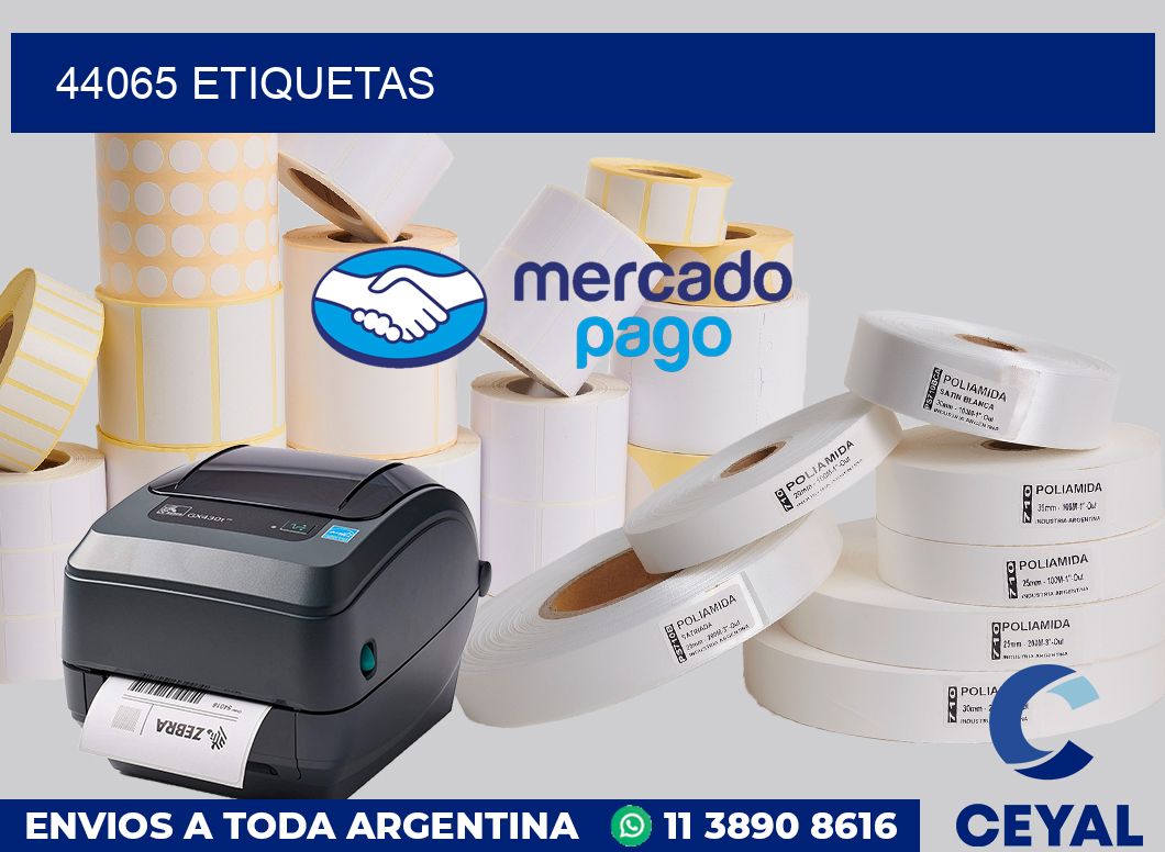 44065 etiquetas