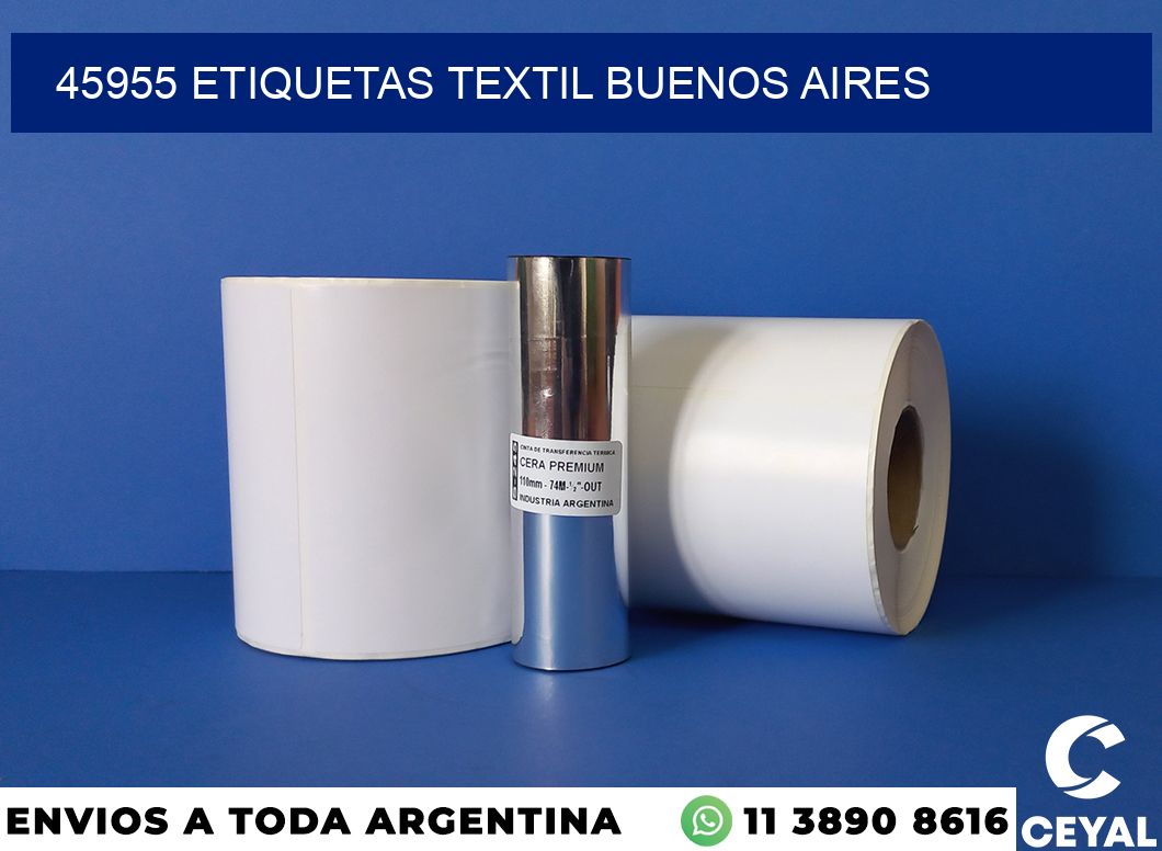 45955 etiquetas textil buenos aires