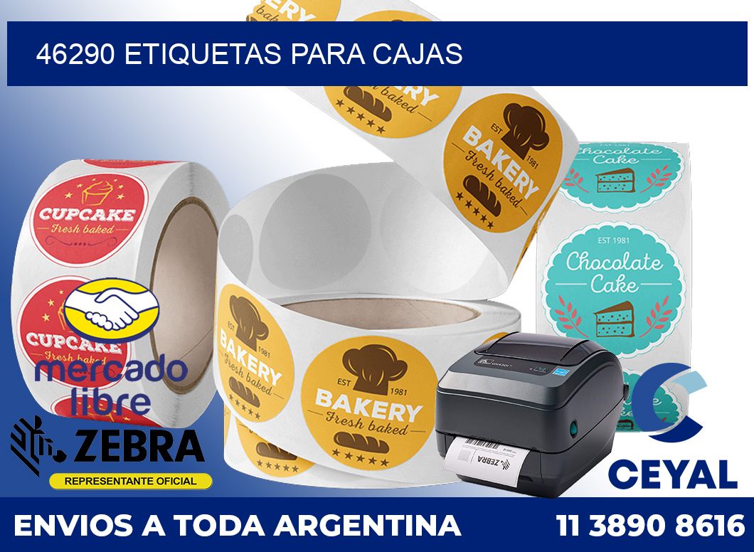 46290 Etiquetas para cajas