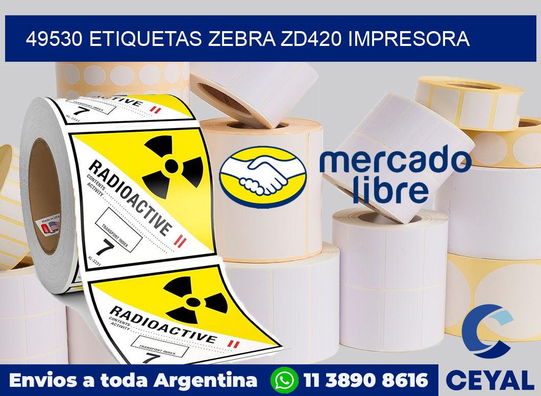 49530 etiquetas Zebra zd420 impresora
