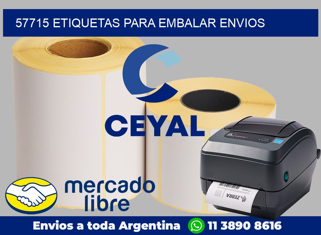 57715 Etiquetas para embalar envios