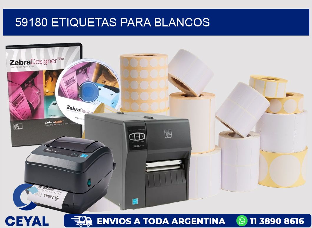 59180 Etiquetas para blancos
