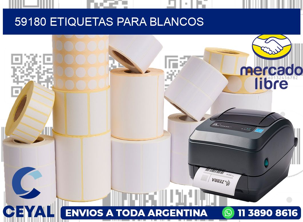 59180 Etiquetas para blancos