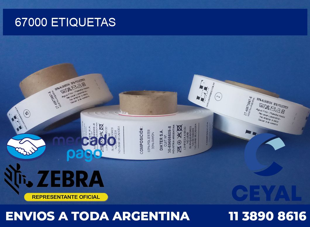 67000 etiquetas