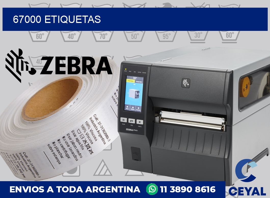 67000 etiquetas