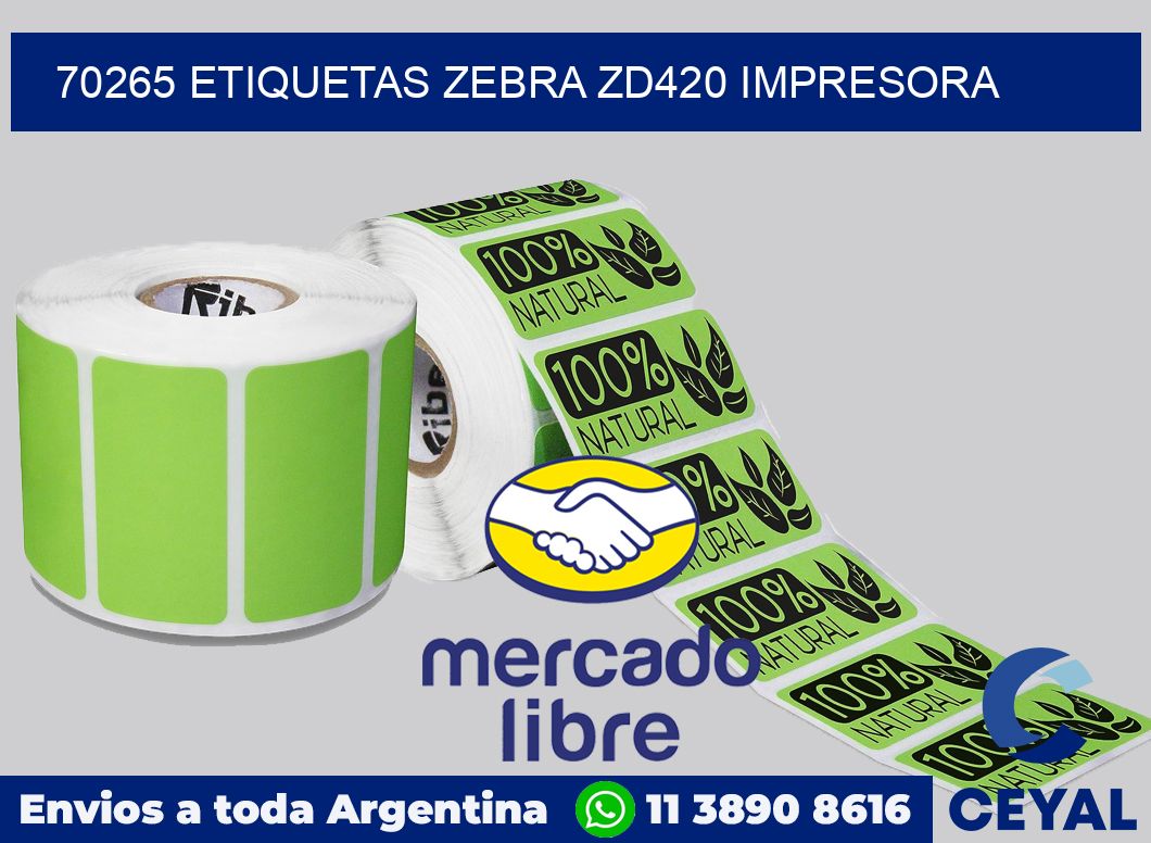 70265 etiquetas Zebra zd420 impresora
