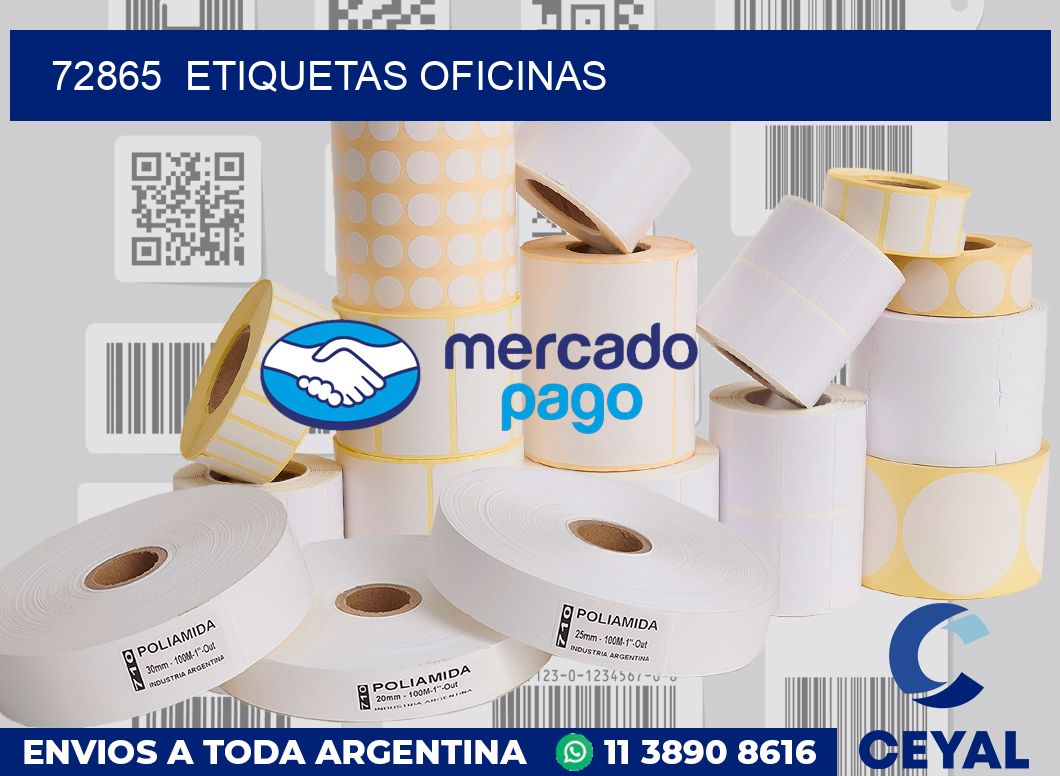 72865  Etiquetas oficinas