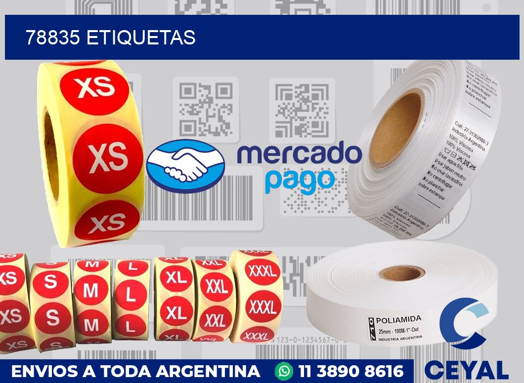 78835 etiquetas