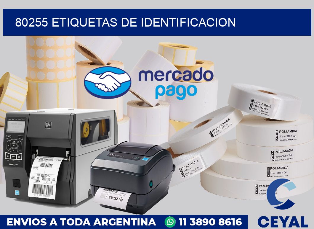 80255 Etiquetas de identificacion