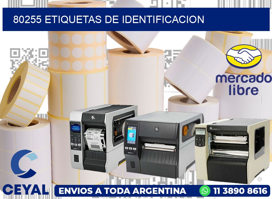 80255 Etiquetas de identificacion