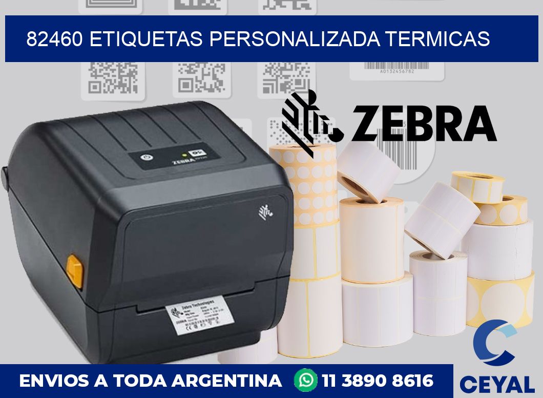 82460 etiquetas personalizada termicas