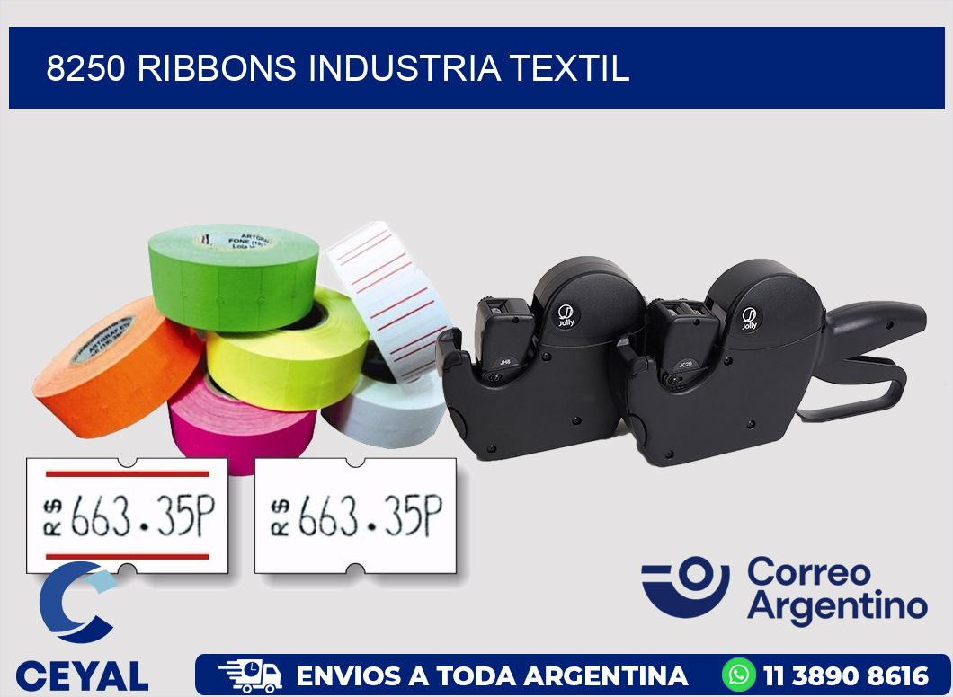 8250 ribbons industria textil