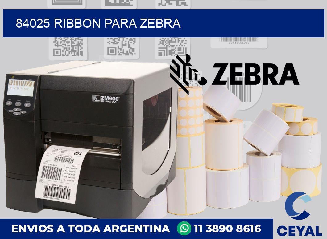 84025 ribbon para zebra
