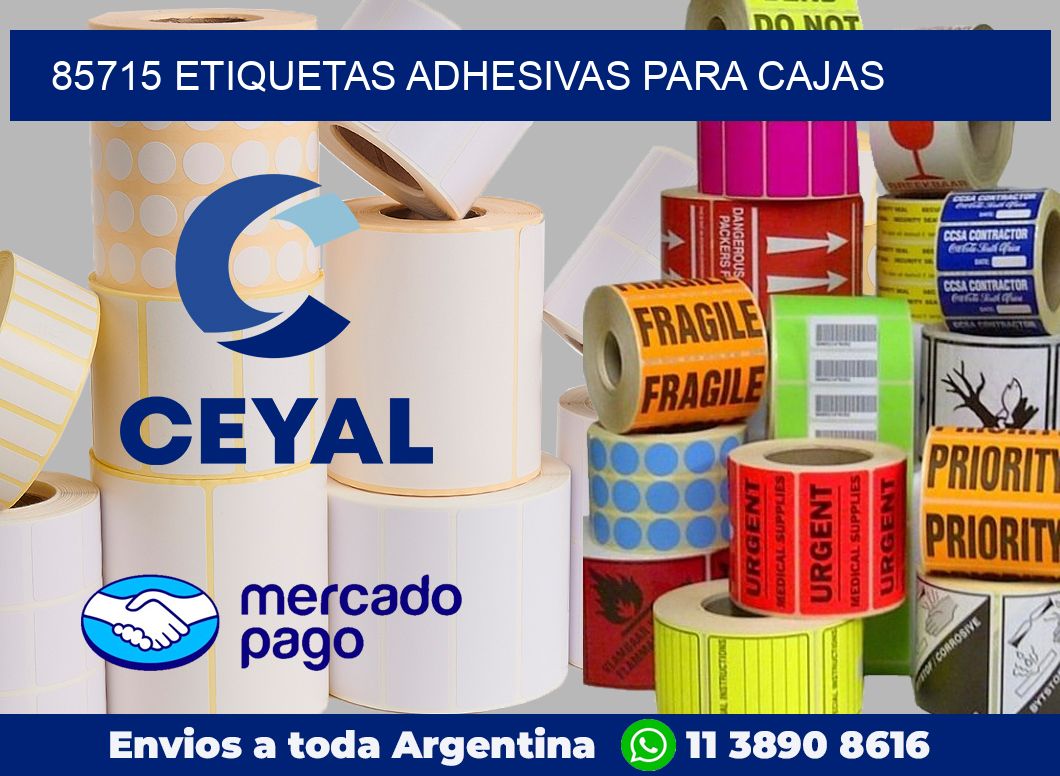 85715 Etiquetas adhesivas para cajas