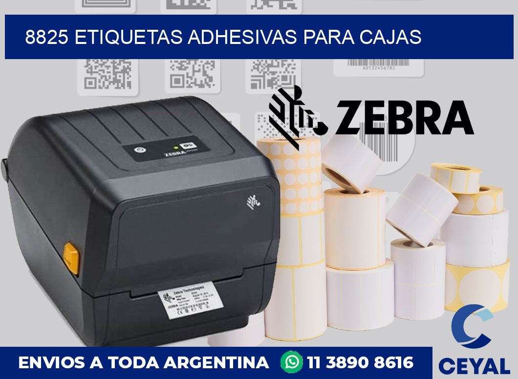 8825 etiquetas adhesivas para cajas