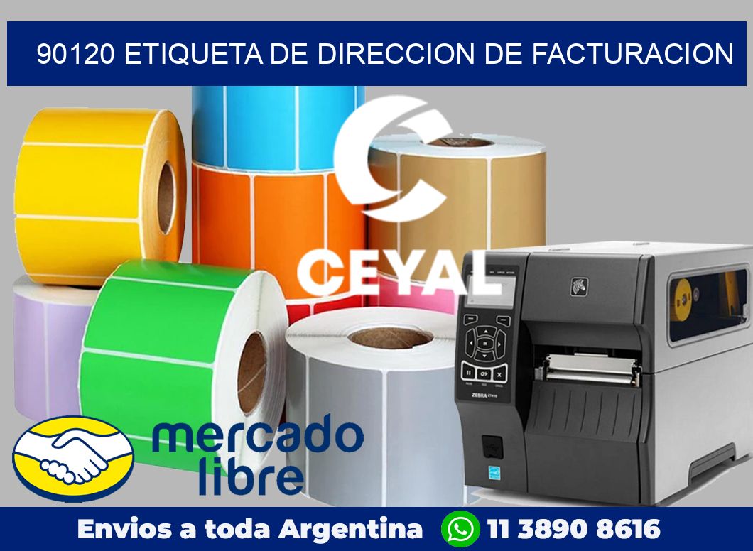 90120 Etiqueta de direccion de facturacion