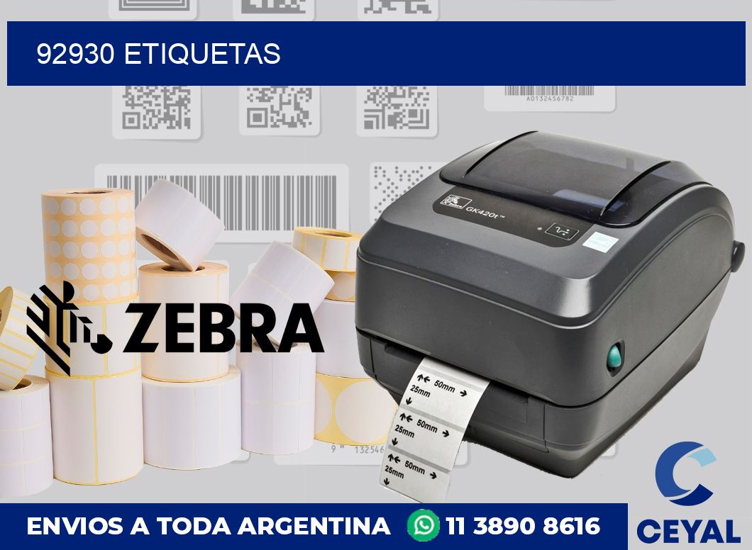 92930 etiquetas