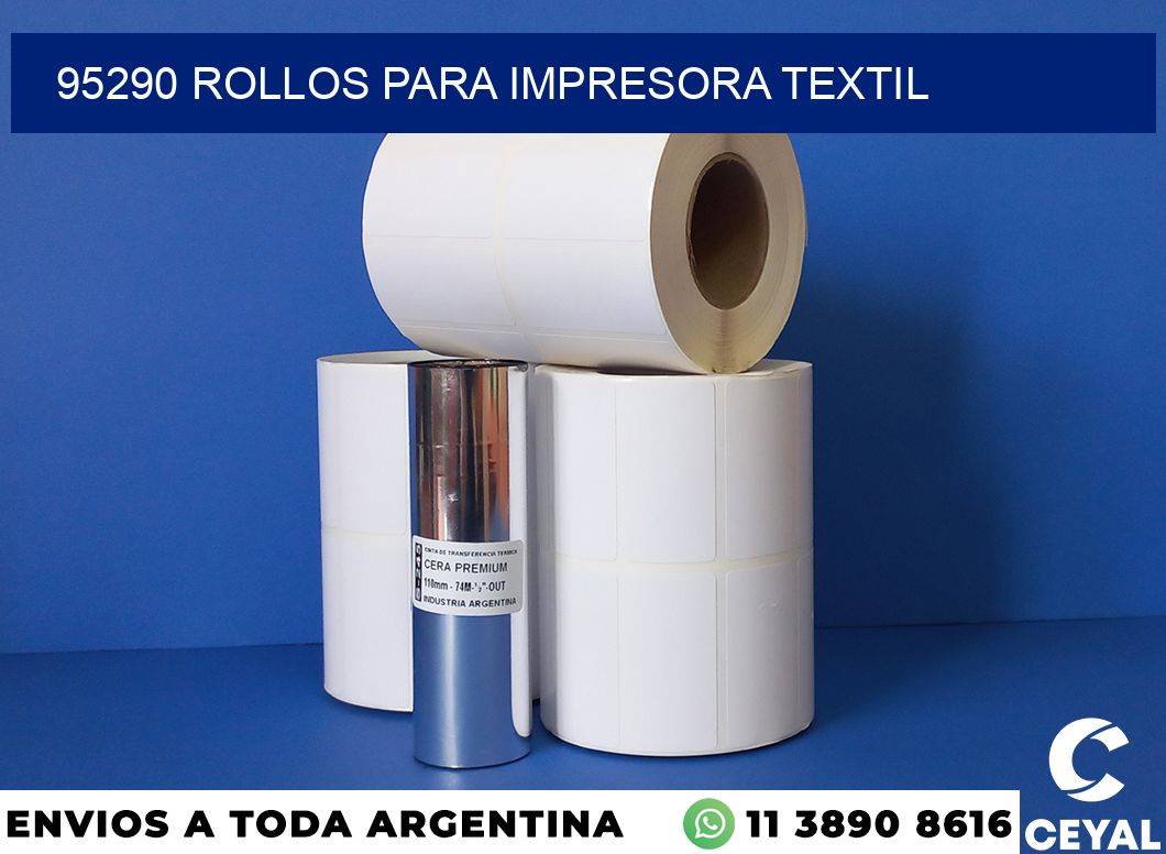 95290 rollos para impresora textil