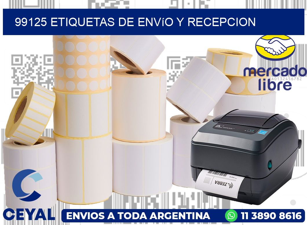 99125 Etiquetas de envío y recepcion