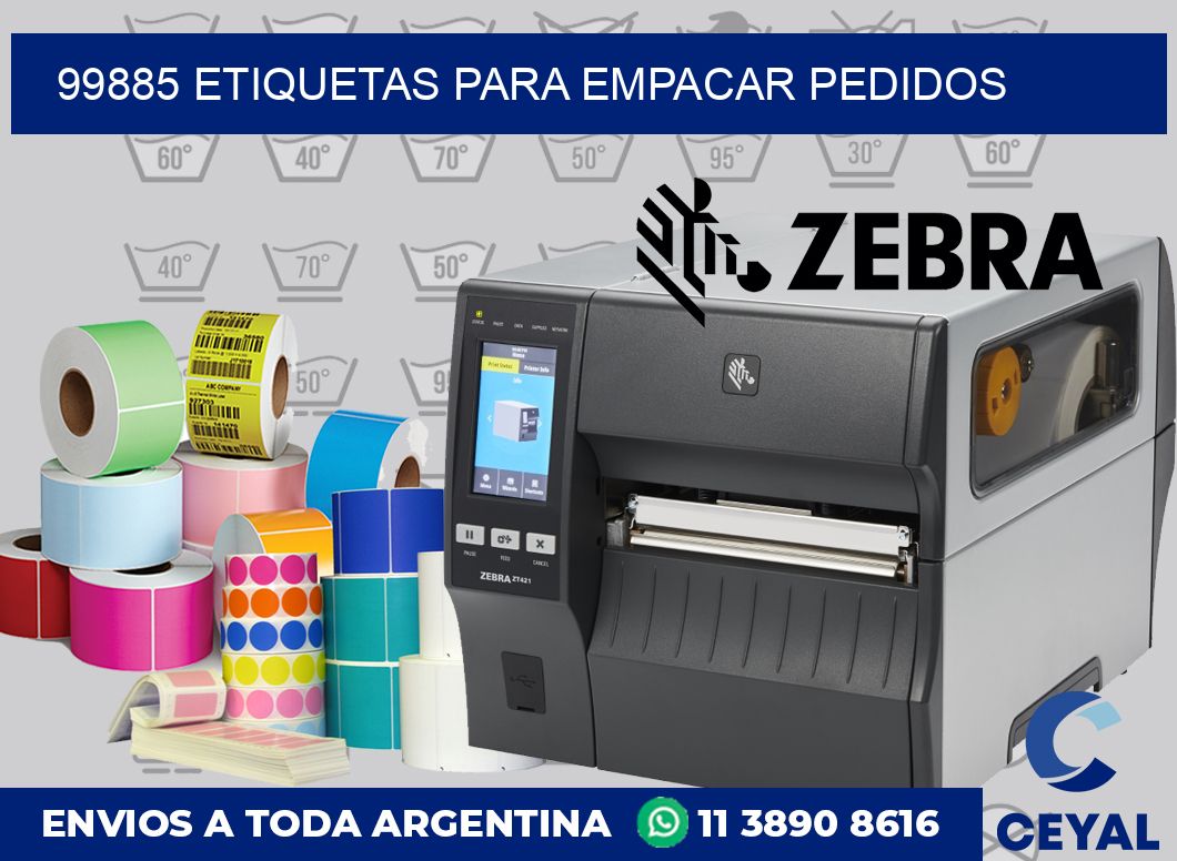 99885 etiquetas para empacar pedidos