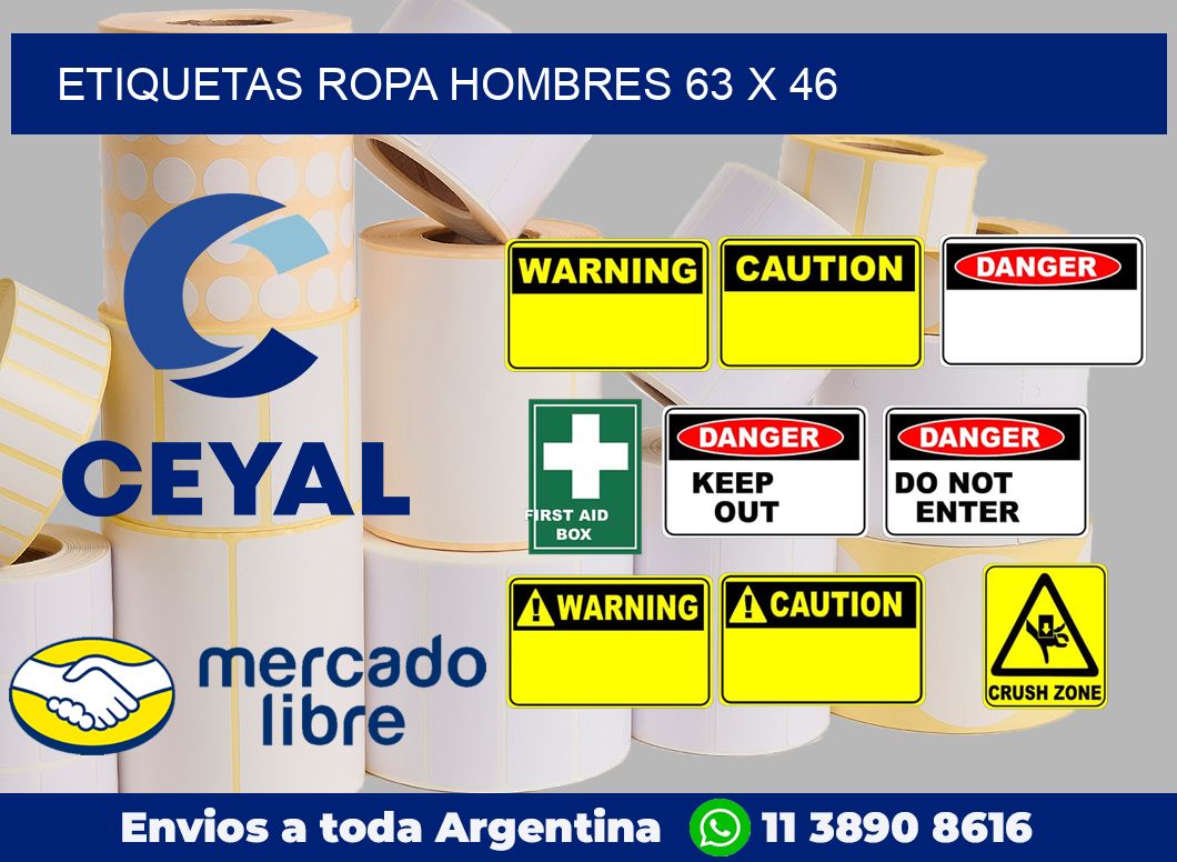 Etiquetas ropa hombres 63 x 46