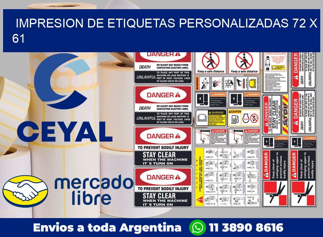 Impresion de etiquetas personalizadas 72 x 61