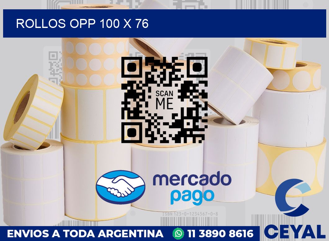 Rollos OPP 100 x 76