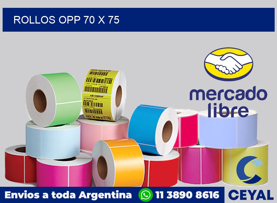 Rollos OPP 70 x 75