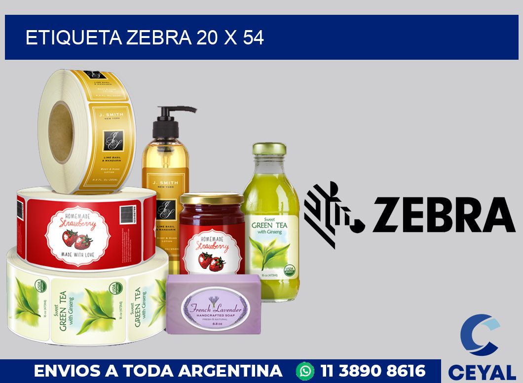 etiqueta zebra 20 x 54