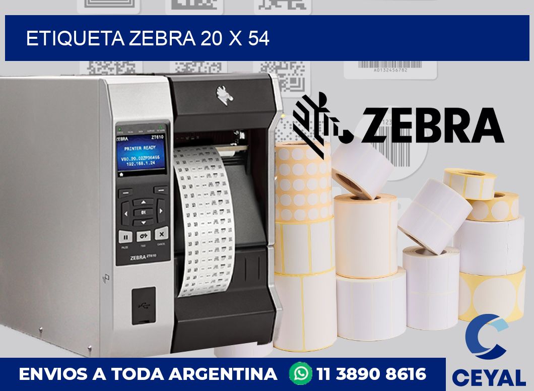 etiqueta zebra 20 x 54