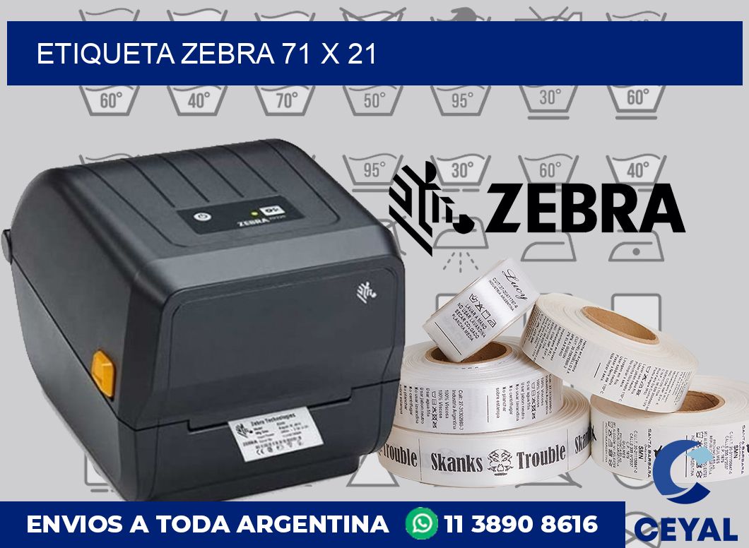 etiqueta zebra 71 x 21