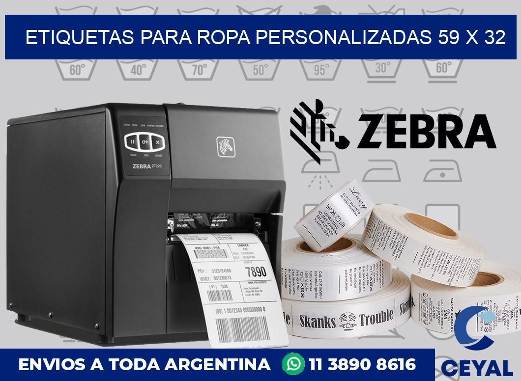 etiquetas para ropa personalizadas 59 x 32