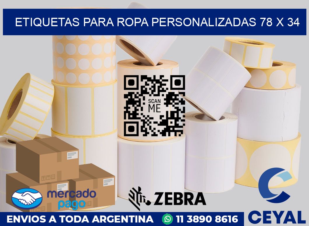 etiquetas para ropa personalizadas 78 x 34
