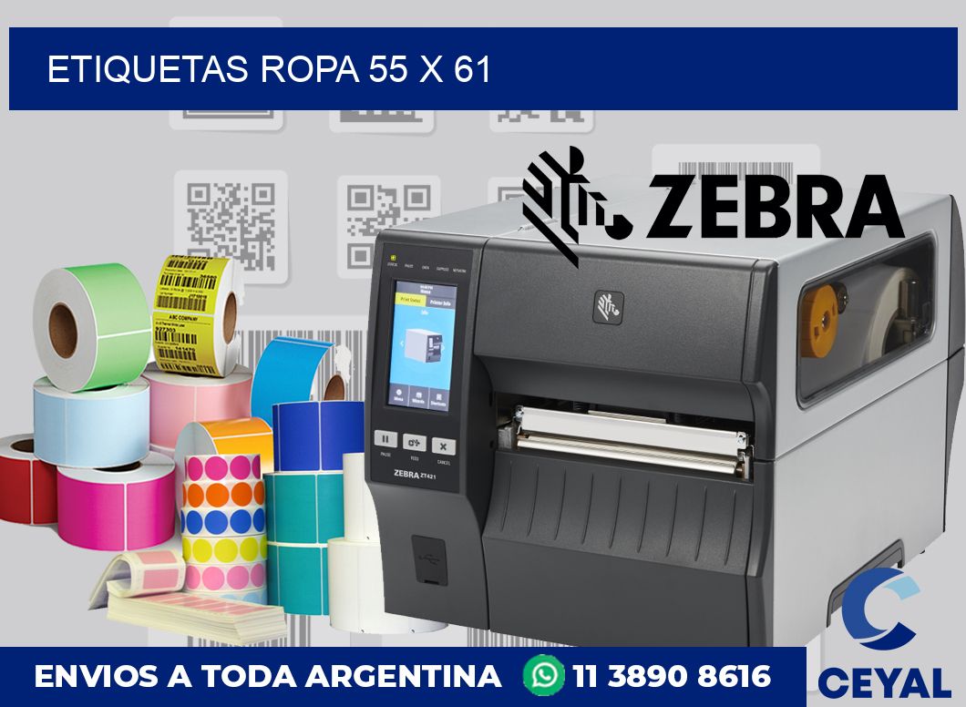 etiquetas ropa 55 x 61