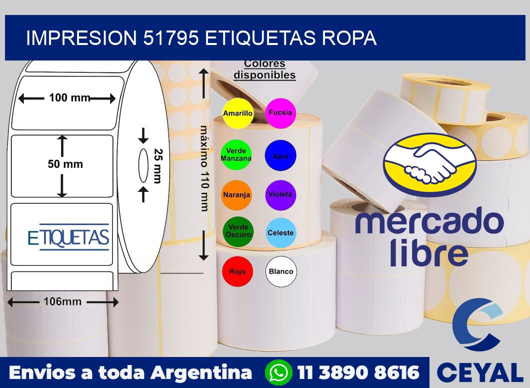 impresion 51795 etiquetas ropa