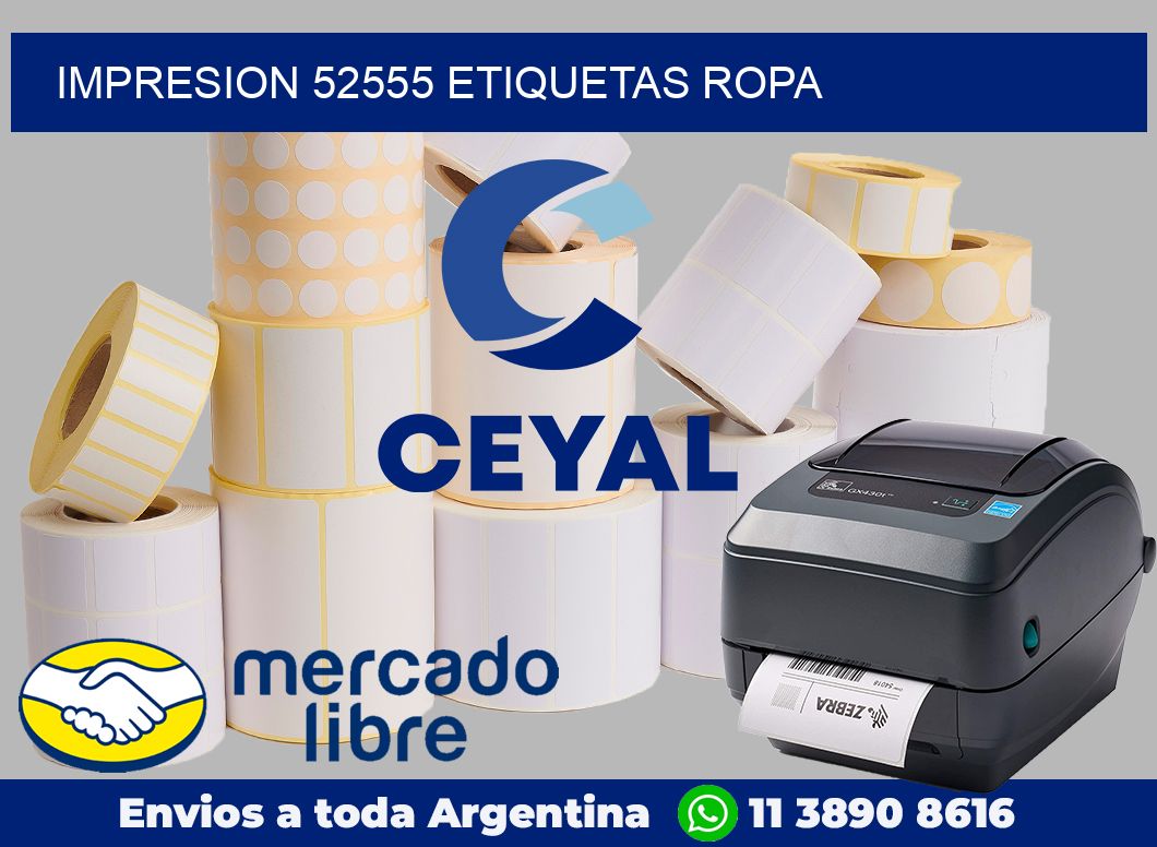 impresion 52555 etiquetas ropa