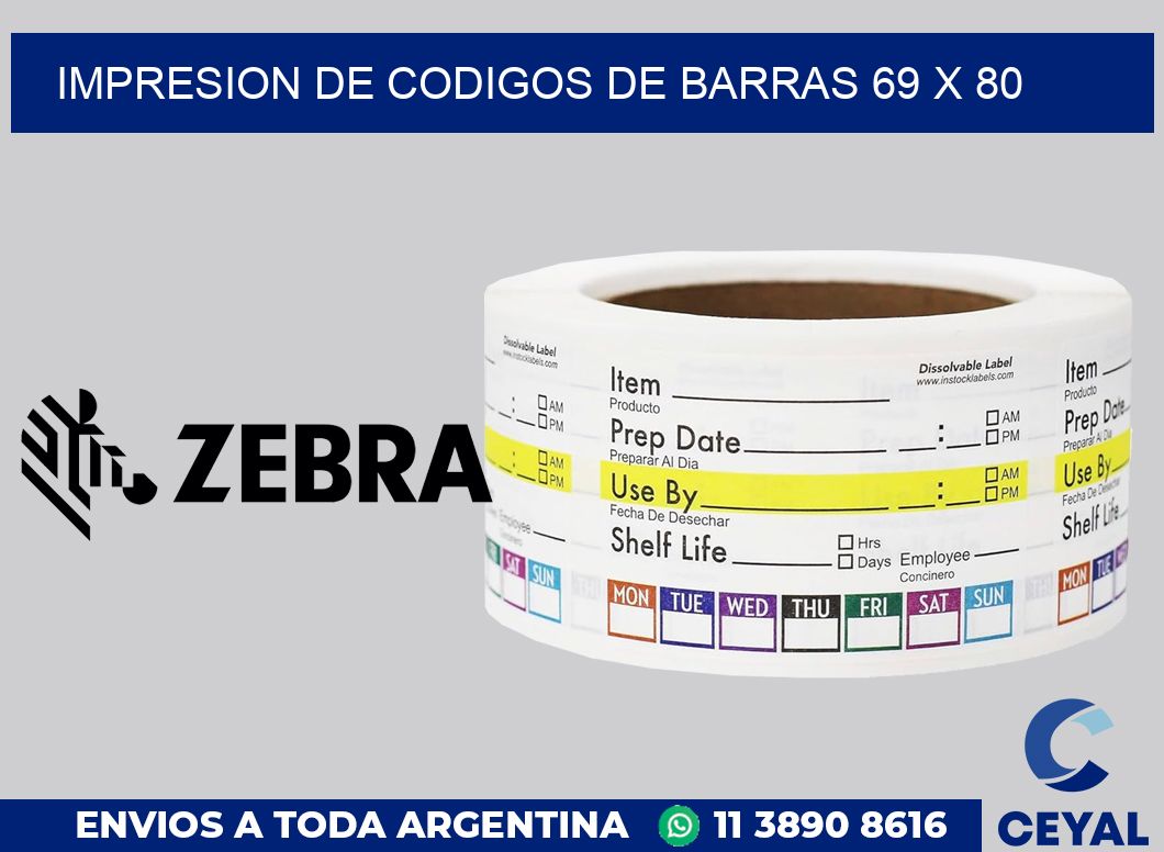 impresion de codigos de barras 69 x 80