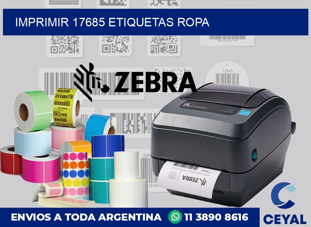 imprimir 17685 etiquetas ropa